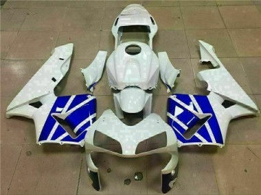 Cheapest 2003-2004 White Blue Honda CBR600RR Bike Fairings UK
