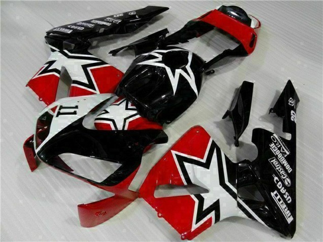 Cheapest 2003-2004 Black White 11 Honda CBR600RR Moto Fairings UK Cheapest 2003-2004 Black White 11 Honda CBR600RR Moto Fairings UK