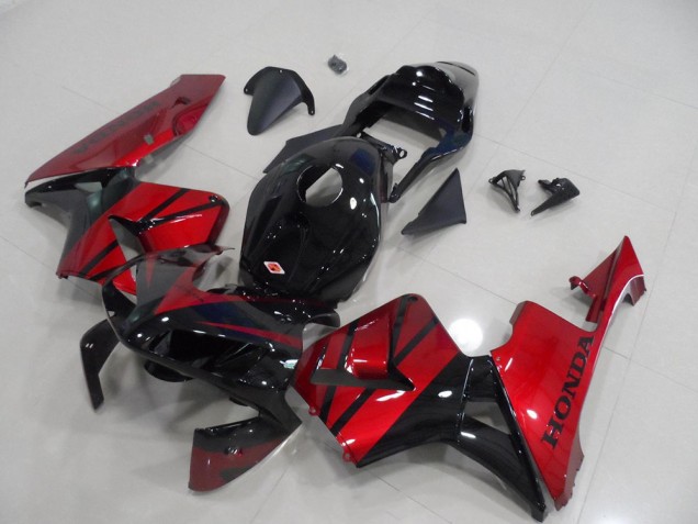 Cheapest 2003-2004 Black Candy Red Honda CBR600RR Motorcycle Fairing UK Cheapest 2003-2004 Black Candy Red Honda CBR600RR Motorcycle Fairing UK