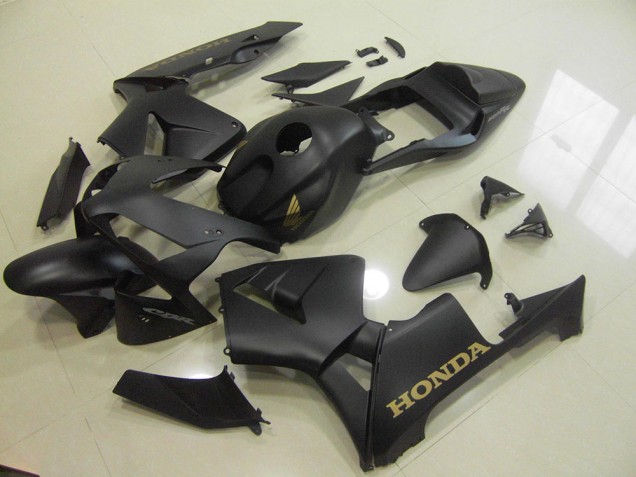 Cheapest 2003-2004 Matte Black Gold Honda CBR600RR Motorbike Fairings UK Cheapest 2003-2004 Matte Black Gold Honda CBR600RR Motorbike Fairings UK