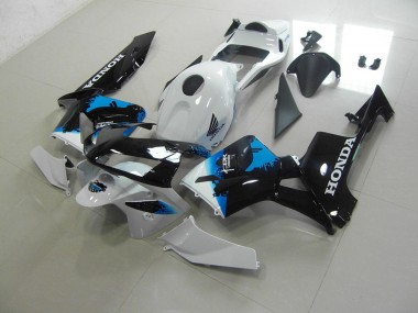 Cheapest 2003-2004 White Black Blue Honda CBR600RR Motorcycle Fairings Kit UK