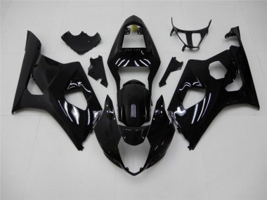 Cheapest 2003-2004 Glossy Black Suzuki GSXR 1000 Motorcycle Fairings Kits UK