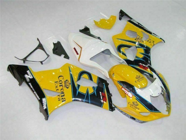 Cheapest 2003-2004 Yellow Suzuki GSXR 1000 Moto Fairings UK