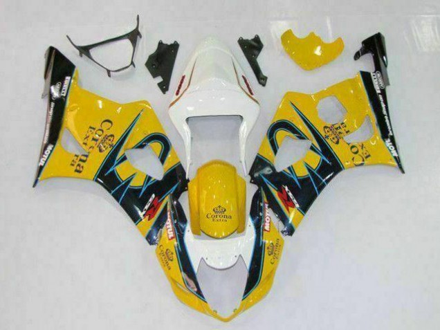 Cheapest 2003-2004 Yellow Suzuki GSXR 1000 Moto Fairings UK