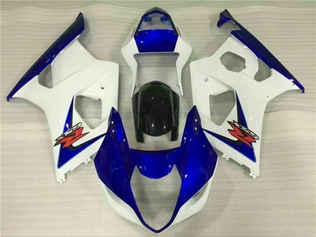 Cheapest 2003-2004 White Blue Suzuki GSXR 1000 Bike Fairings UK
