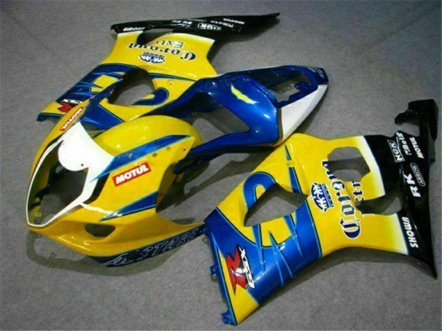 Cheapest 2003-2004 Yellow Blue Suzuki GSXR 1000 Bike Fairings UK Cheapest 2003-2004 Yellow Blue Suzuki GSXR 1000 Bike Fairings UK