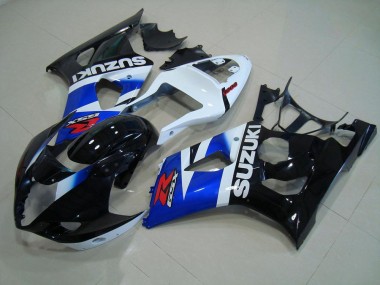 Cheapest 2003-2004 Black Blue White Suzuki GSXR 1000 Motorcycle Fairing Kit UK