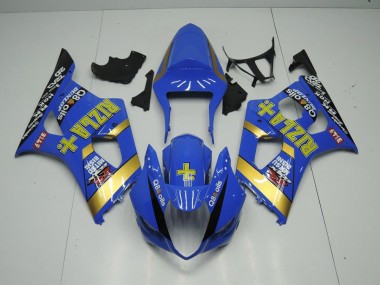 Cheapest 2003-2004 Blue Rizla Suzuki GSXR 1000 Motorcycle Fairings Kits UK