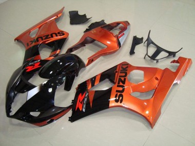 Cheapest 2003-2004 Orange and Black Suzuki GSXR 1000 Motorcycle Fairings UK