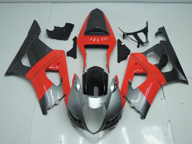 Cheapest 2003-2004 Red and Grey Suzuki GSXR 1000 Motorbike Fairing UK