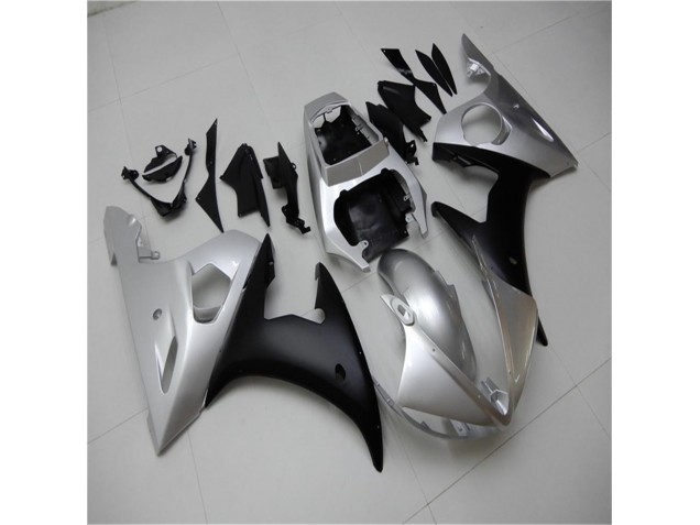 Cheapest 2003-2005 Silver Black Yamaha YZF R6 Motorcylce Fairings UK Cheapest 2003-2005 Silver Black Yamaha YZF R6 Motorcylce Fairings UK