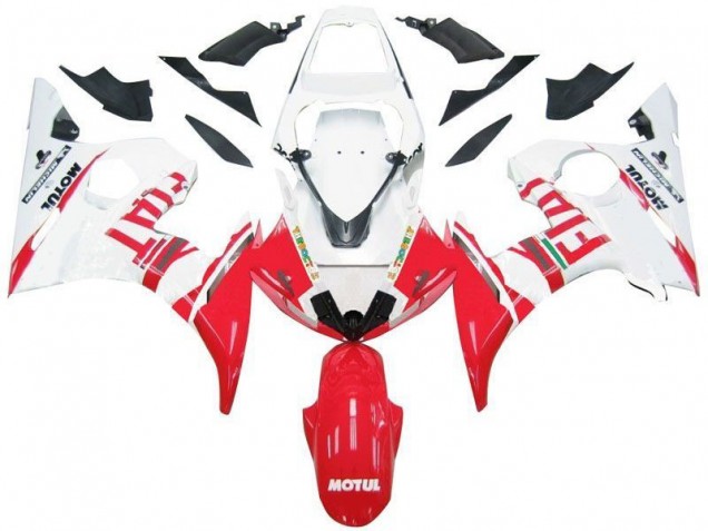 Cheapest 2003-2005 White Red Fiat Yamaha YZF R6 Motorbike Fairing UK Cheapest 2003-2005 White Red Fiat Yamaha YZF R6 Motorbike Fairing UK