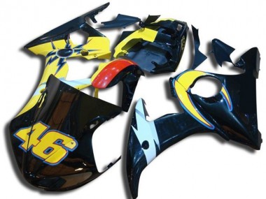 Cheapest 2003-2005 Number 46 Yamaha YZF R6 Bike Fairing Kit UK