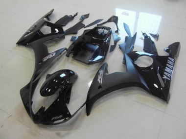 Cheapest 2003-2005 Matte Black Glossy Black Yamaha YZF R6 Motorbike Fairing Kits UK