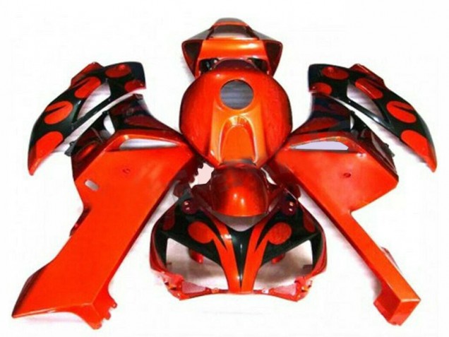 Cheapest 2004-2005 Orange Black Honda CBR1000RR Motorcyle Fairings UK