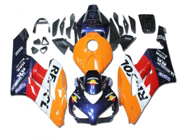 Cheapest 2004-2005 Orange Red Blue Repsol Honda CBR1000RR Bike Fairing UK