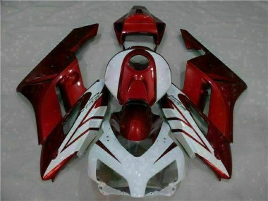 Cheapest 2004-2005 White Red Honda CBR1000RR Bike Fairing Kit UK