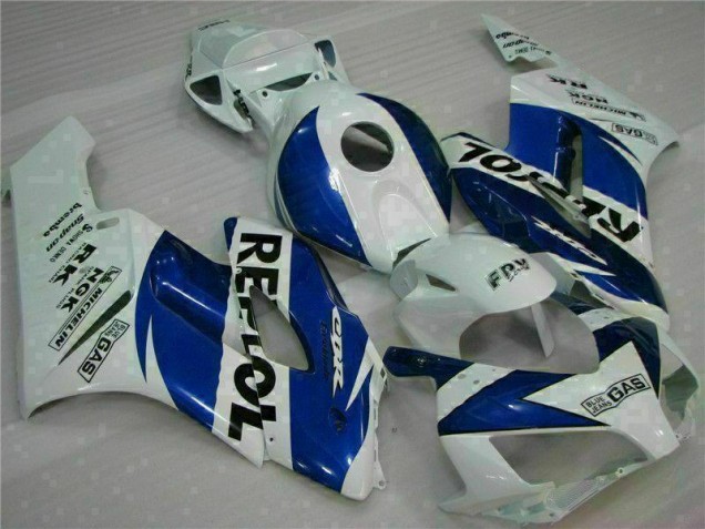 Cheapest 2004-2005 White Blue Repsol Honda CBR1000RR Motorbike Fairing Kits UK Cheapest 2004-2005 White Blue Repsol Honda CBR1000RR Motorbike Fairing Kits UK