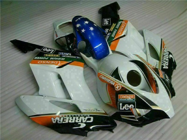 Cheapest 2004-2005 White Blue Honda CBR1000RR Replacement Fairings UK