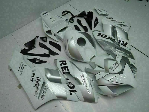 Cheapest 2004-2005 Silver White Repsol Honda CBR1000RR Motorcylce Fairings UK