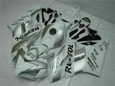 Cheapest 2004-2005 Silver White Repsol Honda CBR1000RR Motorcylce Fairings UK