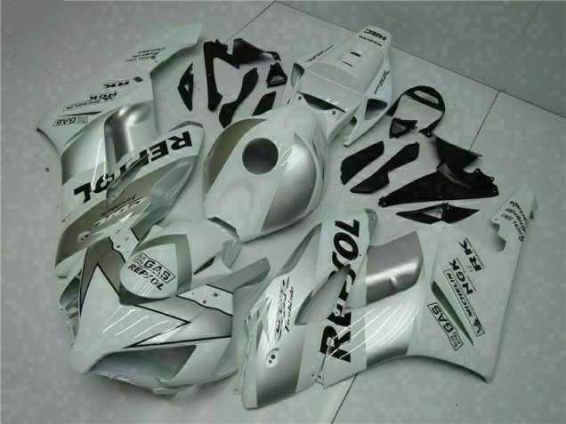 Cheapest 2004-2005 Silver White Repsol Honda CBR1000RR Motorcylce Fairings UK