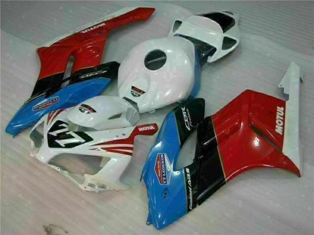 Cheapest 2004-2005 White Red 77 Honda CBR1000RR Motorcycle Fairing Kits UK Cheapest 2004-2005 White Red 77 Honda CBR1000RR Motorcycle Fairing Kits UK