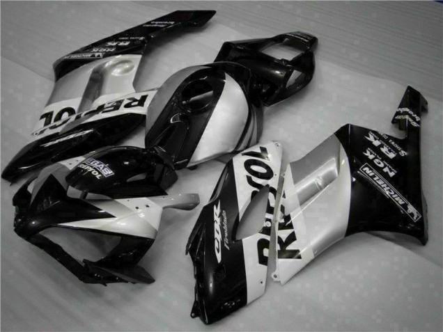 Cheapest 2004-2005 Black Silver Repsol Honda CBR1000RR Motorcycle Fairings Kit UK