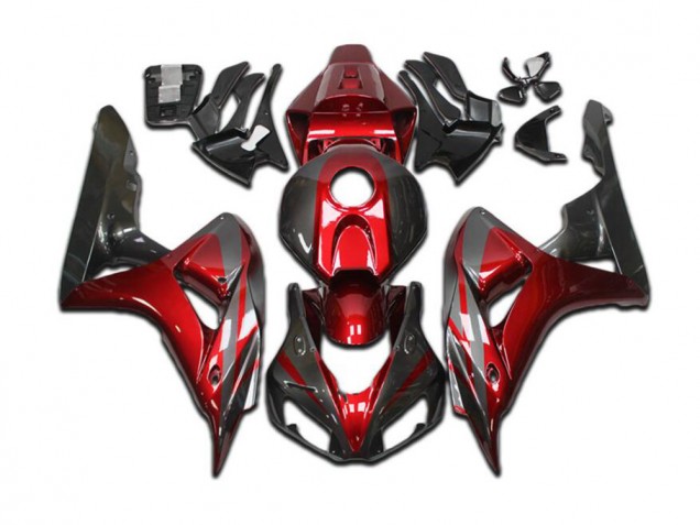 Cheapest 2004-2005 Candy Red Grey Black Honda CBR1000RR Bike Fairings UK Cheapest 2004-2005 Candy Red Grey Black Honda CBR1000RR Bike Fairings UK