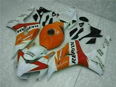 Cheapest 2004-2005 Orange White Repsol Honda CBR1000RR Motorbike Fairing UK