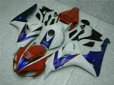 Cheapest 2004-2005 Red White Honda CBR1000RR Replacement Motorcycle Fairings UK