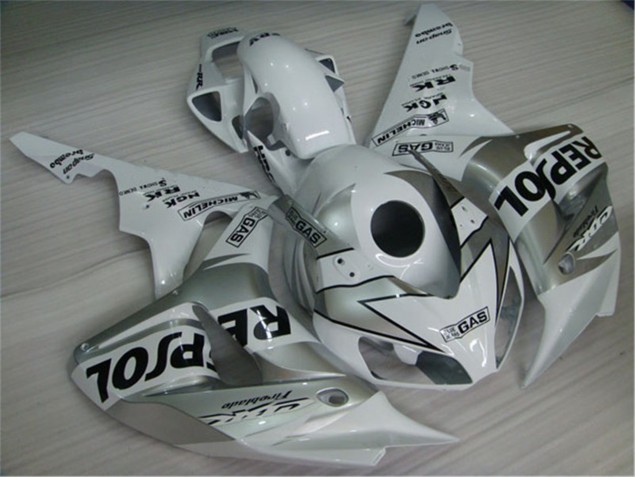 Cheapest 2004-2005 White Silver Black Repsol Honda CBR1000RR Replacement Fairings UK