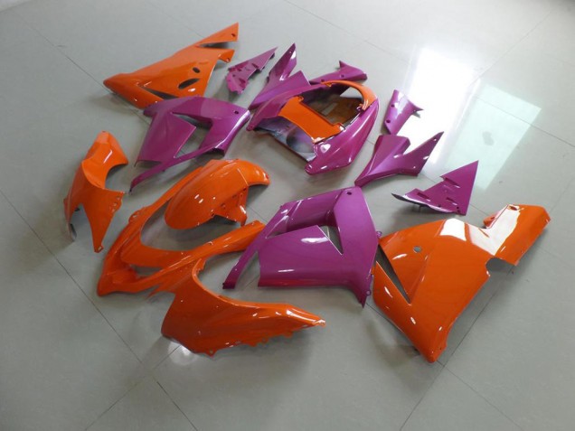 Cheapest 2003-2005 Orange and Pink Kawasaki ZX10R Motorcycle Bodywork UK