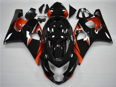Cheapest 2004-2005 Orange Black Suzuki GSXR 600/750 Motor Bike Fairings UK