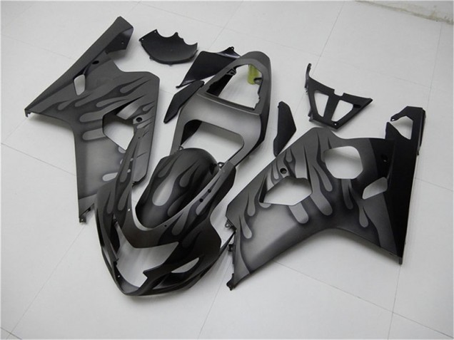 Cheapest 2004-2005 Black Grey Suzuki GSXR 600/750 Motorcylce Fairings UK