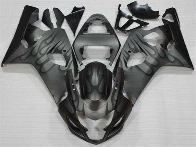 Cheapest 2004-2005 Black Grey Suzuki GSXR 600/750 Motorcylce Fairings UK
