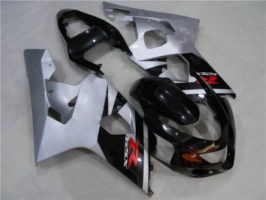 Cheapest 2004-2005 Black Silver Suzuki GSXR 600/750 Motorcycle Fairing Kit UK