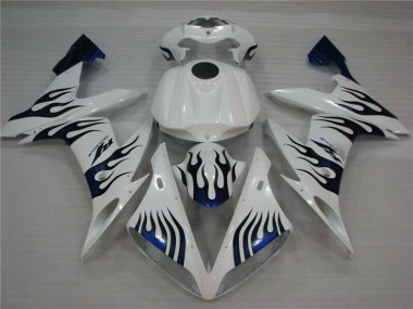 Cheapest 2004-2006 White Blue Flame Yamaha YZF R1 Replacement Fairings UK