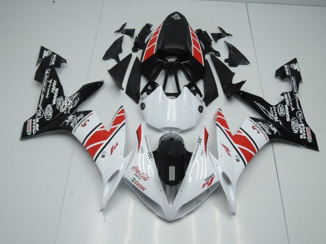 Cheapest 2004-2006 White Black Stickers Yamaha YZF R1 Motorbike Fairing UK Cheapest 2004-2006 White Black Stickers Yamaha YZF R1 Motorbike Fairing UK