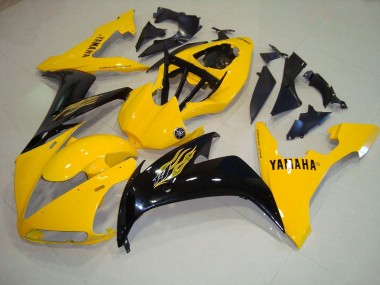 Cheapest 2004-2006 Yellow Black Flame Yamaha YZF R1 Replacement Motorcycle Fairings UK