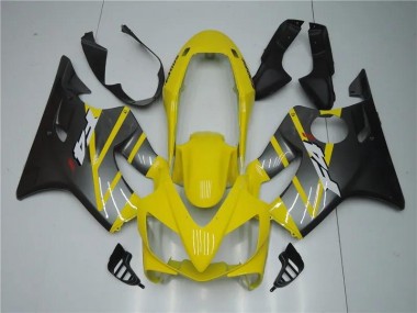 Cheapest 2004-2007 Yellow Grey Honda CBR600 F4i Bike Fairing Kit UK