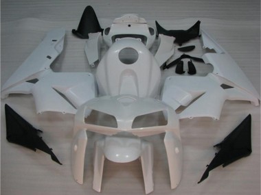 Cheapest 2005-2006 White Honda CBR600RR Bike Fairing Kit UK