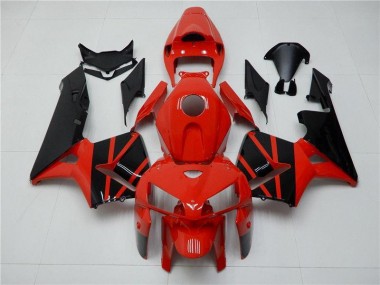 Cheapest 2005-2006 Red Black Honda CBR600RR Motorcycle Fairings Kits UK