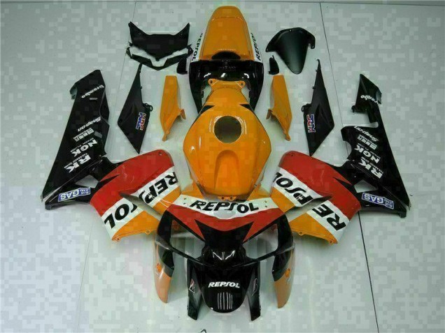 Cheapest 2005-2006 Orange Black Repsol Honda CBR600RR Motorbike Fairing UK Cheapest 2005-2006 Orange Black Repsol Honda CBR600RR Motorbike Fairing UK