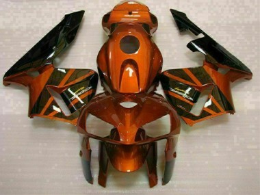 Cheapest 2005-2006 Orange Black Honda CBR600RR Bike Fairings UK