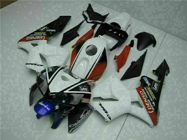 Cheapest 2005-2006 White Red Black Lee Honda CBR600RR Motorbike Fairing UK Cheapest 2005-2006 White Red Black Lee Honda CBR600RR Motorbike Fairing UK