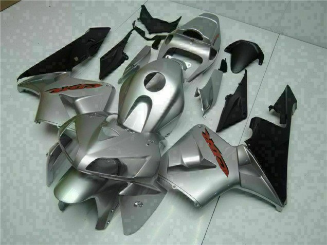 Cheapest 2005-2006 Silver Honda CBR600RR Bike Fairing Kit UK Cheapest 2005-2006 Silver Honda CBR600RR Bike Fairing Kit UK