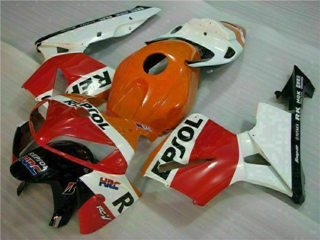 Cheapest 2005-2006 Orange Black Repsol Honda CBR600RR Motorcycle Bodywork UK