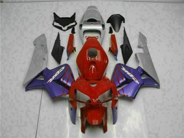 Cheapest 2005-2006 Red Purple Honda CBR600RR Motorbike Fairing Kits UK
