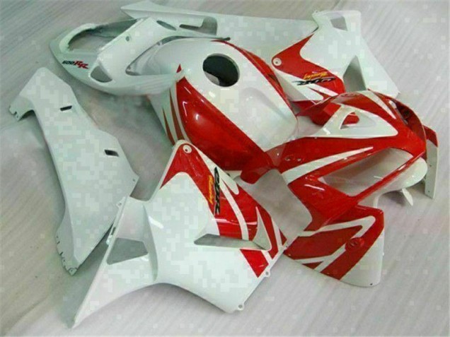 Cheapest 2005-2006 Red White Honda CBR600RR Motor Fairings UK Cheapest 2005-2006 Red White Honda CBR600RR Motor Fairings UK